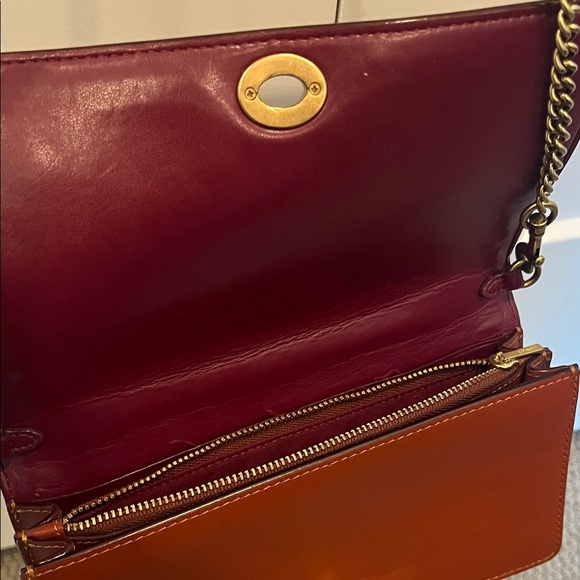 Coach Tan and Brown Crossbody Bag - Picture 3 of 5